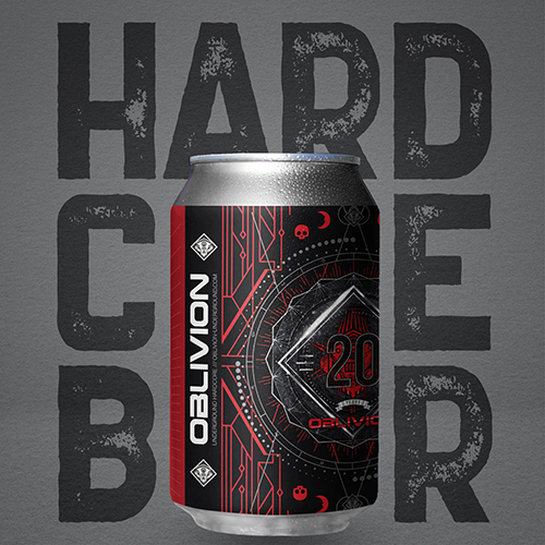 Limited Edition craft beer – Exclusive design by KaMart – 20 Years Of Oblivion – Manchester (UK) – Halloween 2021 Edition – Oblivion Underground – Recordings & Events – oblivion-underground.com