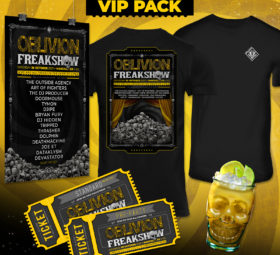 VIP Ticket Pack - OBLIVION : FREAKSHOW - Saturday 29.10.22 - Halloween 2022 - Manchester (UK) - Oblivion Underground - Recordings & Events - oblivion-underground.com - Party, Rave, Event